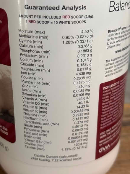 Photo of free Feline supplement (High st and brookdale ave.) #2