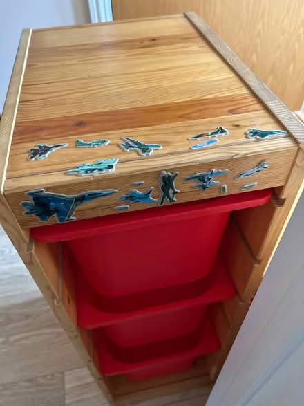 Photo of free Trofast kids room storage pine wood (Caldecott OX14) #2