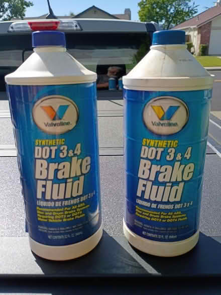 Photo of free 2 bottles of DOT 3 / 4 Brake Fluid (Vacaville) #1