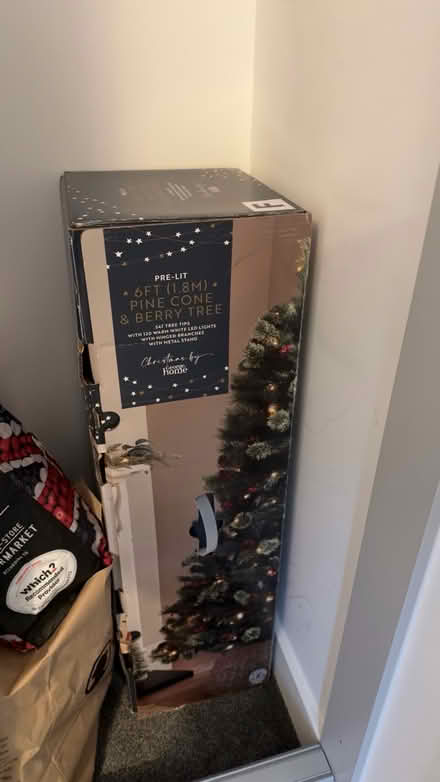 Photo of free Christmas tree and baubles and deco (The Exchange LS12) #2