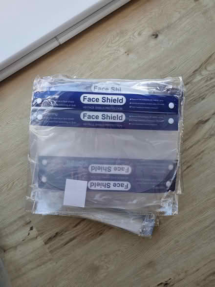 Photo of free 17 clear protective face shields (Near Lowther Gardens FY8) #1