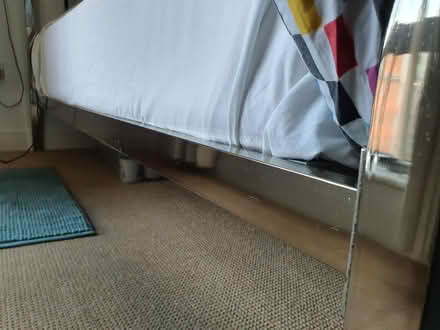 Photo of free King size chrome bed frame. (Congleton CW12) #3