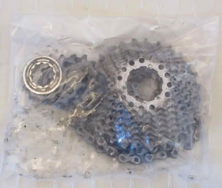 Photo of free Shimano CS HG-500-10 10-speed cassette & chain - little used (Kingsway) #1