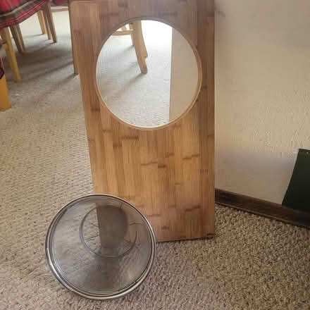 Photo of free Sink Size cutting board, strainer (tramway/4 hills road) #1