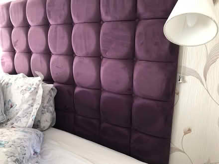 Photo of free Large Aubergine Headboard (Gleneagles area, Wboro NN8) #3