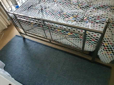 Photo of free King size chrome bed frame. (Congleton CW12) #2
