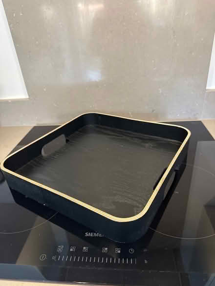 Photo of free Square black wood tray (Woodford SK7) #1