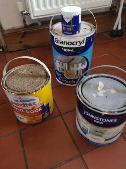 Photo of free Paint: Masonry, front door, magnolia matt (Joppa EH15) #1