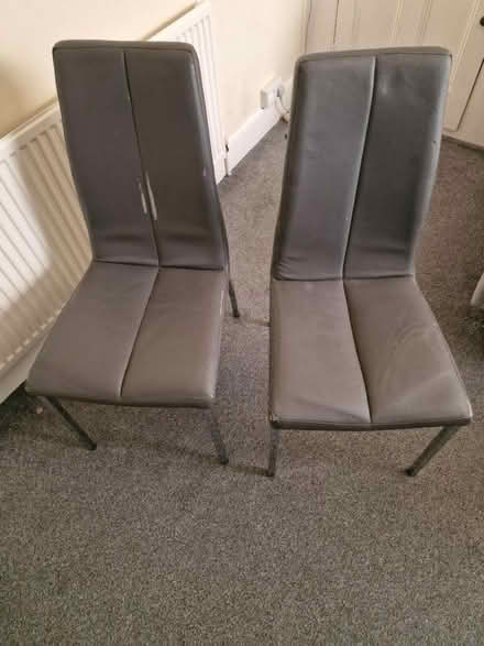 Photo of free Two grey chairs (Plaistow E13) #1