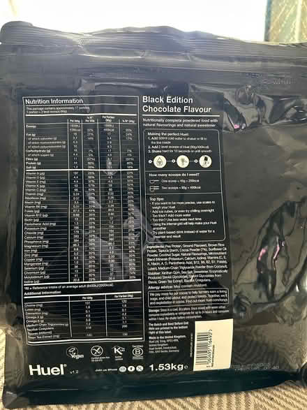 Photo of free Huel (Black Edition) Chocolate (Wolverhampton WV10) #3