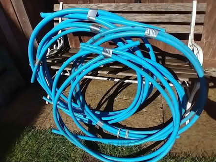 Photo of free Blue plastic water pipe (Presteigne LD8) #1