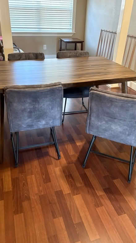 Photo of free wood dining table and 4 chairs (South Congress/William Cannon) #4