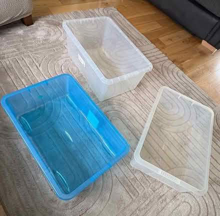 Photo of free 3 plastic containers (no lids) (BR5) #1