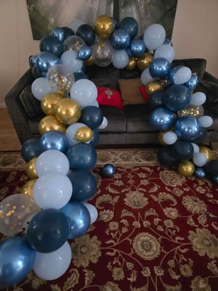 Photo of free Blue golden balloon arch (Cannon Park CV4) #1