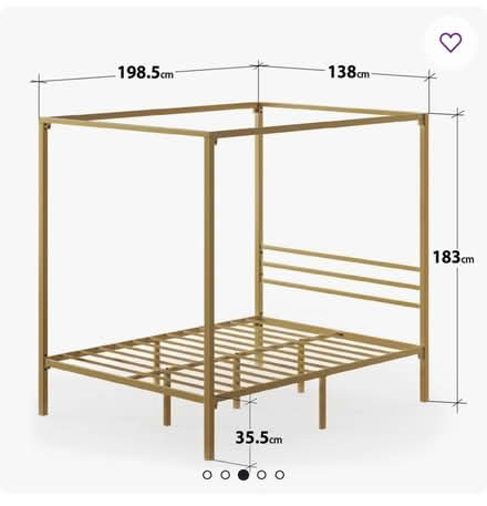 Photo of free Double bed with metal frame (Tiptree) #2