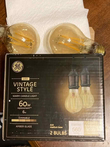 Photo of free 4 “vintage style” light bulbs LED (Petworth/ Park View) #1