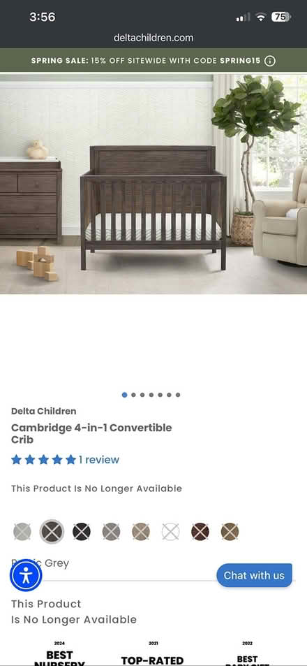 Photo of free Baby crib (no hardware) (Woodbine) #1