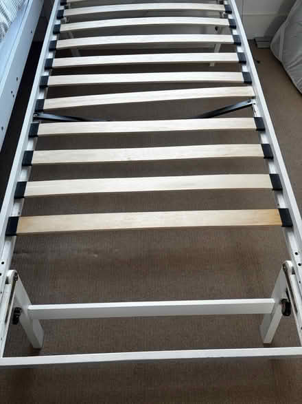 Photo of free Single bed frame with trundle (Upper Street, Islington, N1) #3