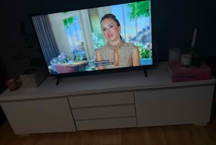 Photo of free White TV unit and storage cabinet (W12) #1