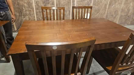 Photo of free Dinning table with 4 chairs (Legacy SE) #2