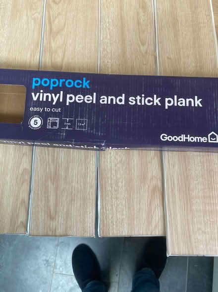 Photo of free Vinyl peel & stick planks flooring (HR6 Yarpole) #1