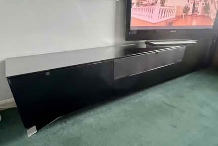 Photo of free hülsta black glass tv unit stand (Henley on Thames RG9) #4