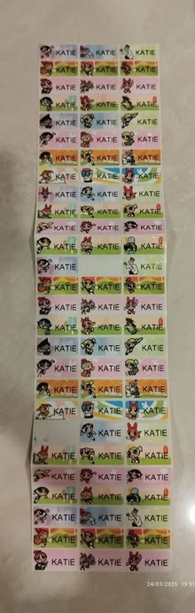 Photo of free Katie name sticker (Tpy) #1