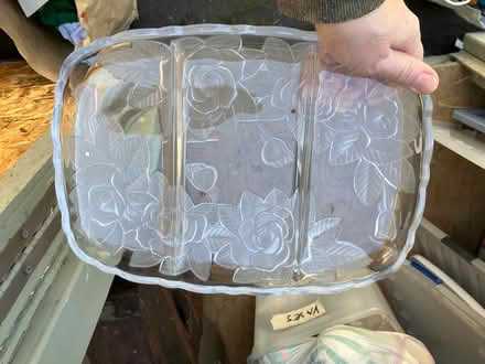 Photo of free crystal serving dish, basket (Mill Valley) #2