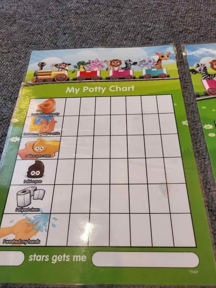 Photo of free Potty training/Reward star charts (East Finchley N2) #3