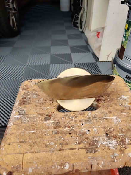 Photo of free Brass effect wall uplighter (Acton Trussell ST17) #1