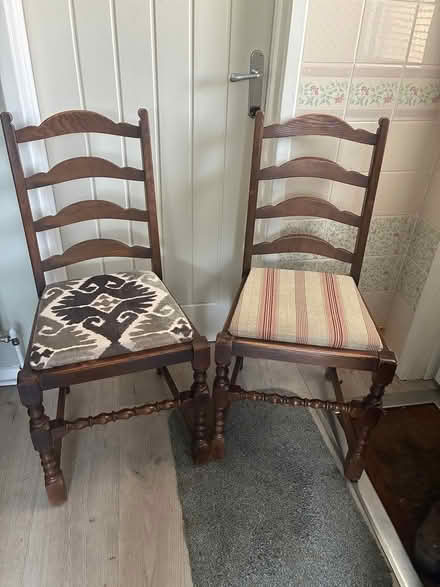 Photo of free 2 dining chairs (Bradway S17) #1