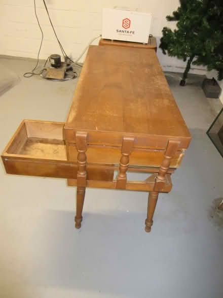 Photo of free Vintage Wooden Student Desk (Town of Stillwater) #4
