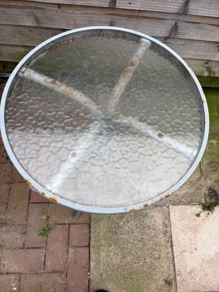 Photo of free Weathered garden table - good fixer upper (Balham SW12) #2