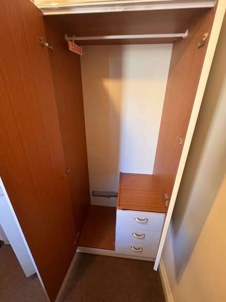 Photo of free White 2 piece Wardrobe (Bloxham OX15) #3