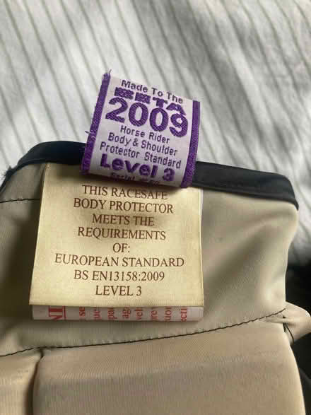 Photo of free Race safe body protector for horse riding (Howey LD1) #4