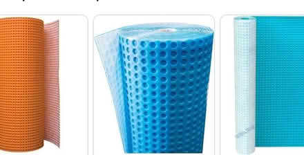 Photo of Tile uncoupling membrane scraps (Danforth and Greenwood) #1