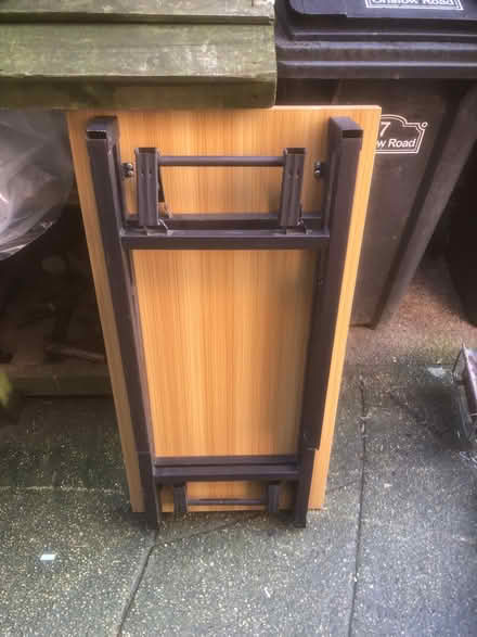 Photo of free Folding table approx 105cm x 50cm (Greystones S11) #2