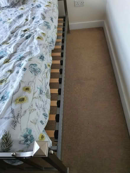 Photo of free King size chrome bed frame (Congleton CW12) #3
