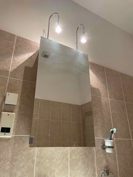 Photo of free Two bathrooms cabinets with lighting (Keymer BN6) #1