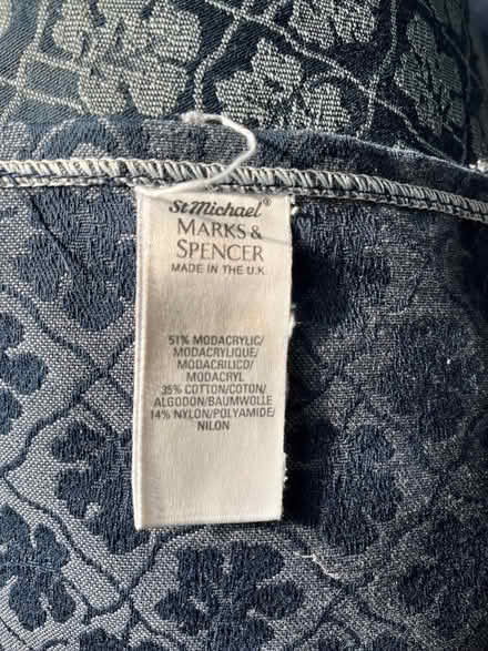 Photo of free M&S blue sofa (Pangbourne RG8) #4