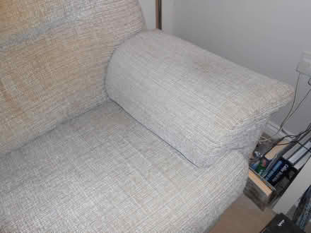 Photo of free G plan 3 seater Beige fabric sofa (Chesfield SG1) #3
