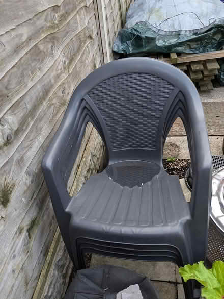 Photo of free Outdoor chairs x 4 (Carlisle CA1) #1
