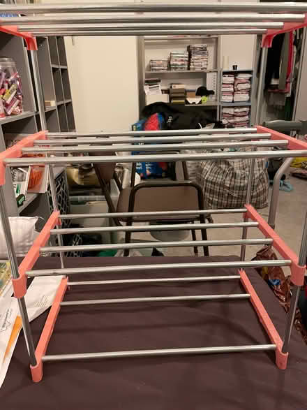 Photo of free Pink shoe rack (Wandsworth SW18) #1