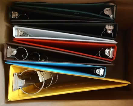 Photo of free Binders, tabs, + more supplies ((south) Central Park - Denver) #1