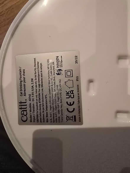Photo of free Catit Cat Water Fountain (Bladon OX20) #2