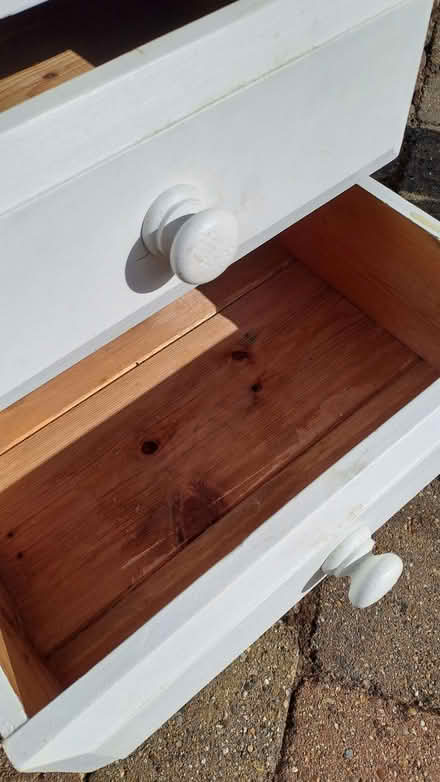 Photo of free Bedside chest of drawers (Sudbury CO10) #3