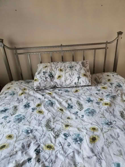 Photo of free King size chrome bed frame (Congleton CW12) #1