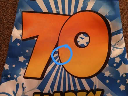 Photo of free '70' Birthday Joke Tie (Tyseley B11) #4