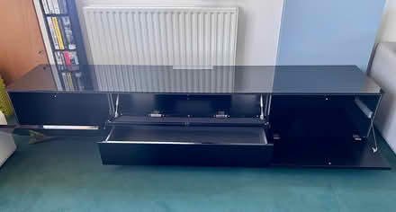 Photo of free hülsta black glass tv unit stand (Henley on Thames RG9) #3