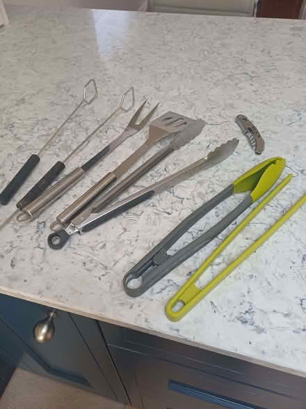 Photo of free bbq utensils, 2 pairs silicon tongs, a waiters friend (Abbeydale Park S17) #1